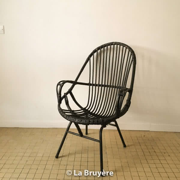 Fauteuil en rotin Romuald
