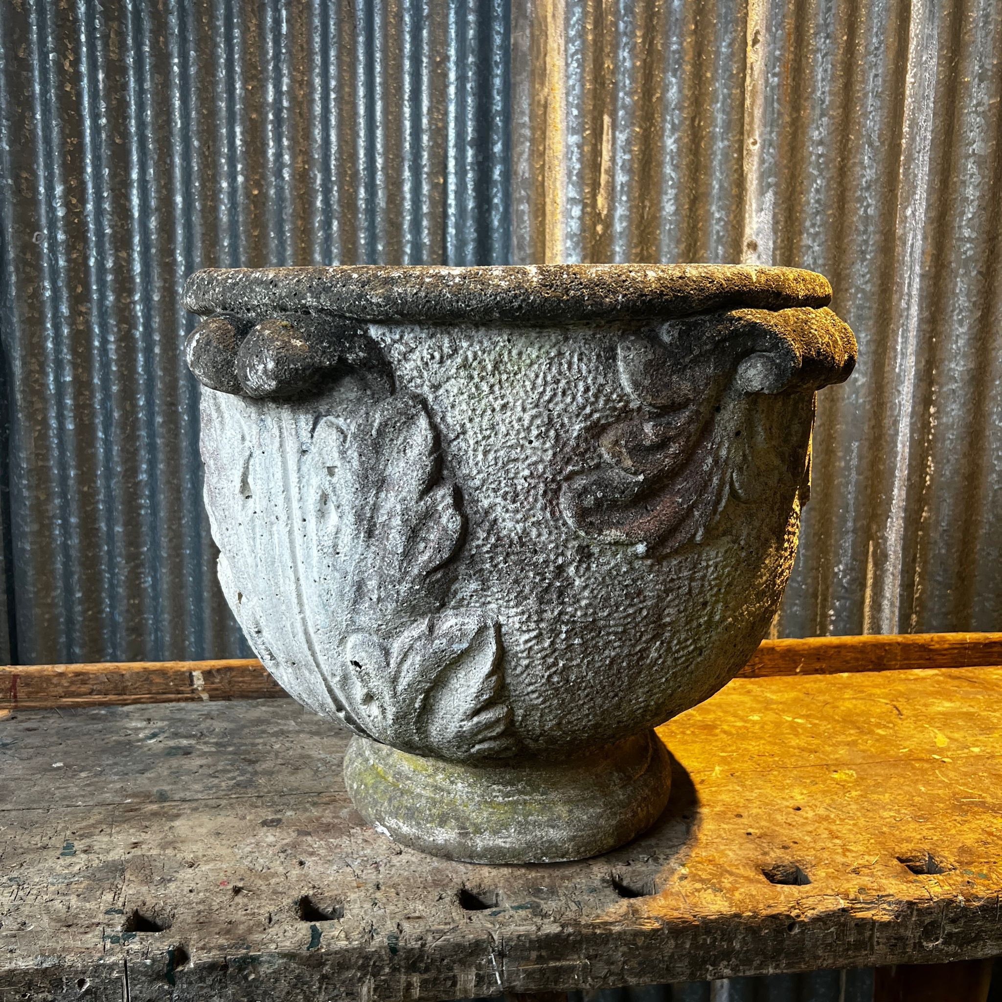 Jardinière en béton